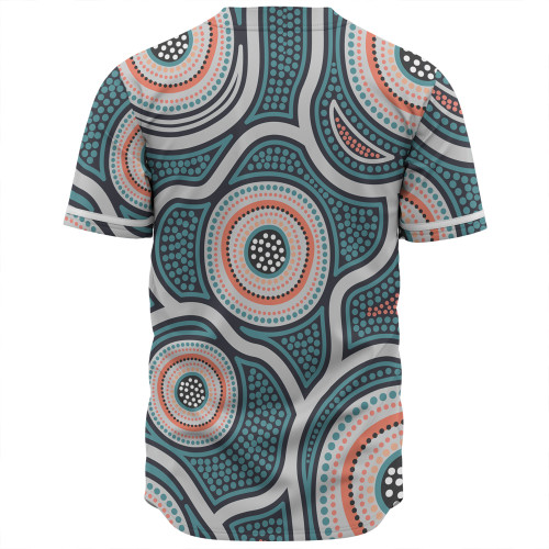 Australia Aboriginal Baseball Shirt - Aboriginal Dot Art Style Baseball Shirt Australia Aboriginal Baseball Shirt - Aboriginal Dot Art Style Baseball Shirt