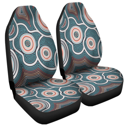 Australia Aboriginal Car Seat Covers - Aboriginal Dot Art Style Car Seat Covers Australia Aboriginal Car Seat Covers - Aboriginal Dot Art Style Car Seat Covers