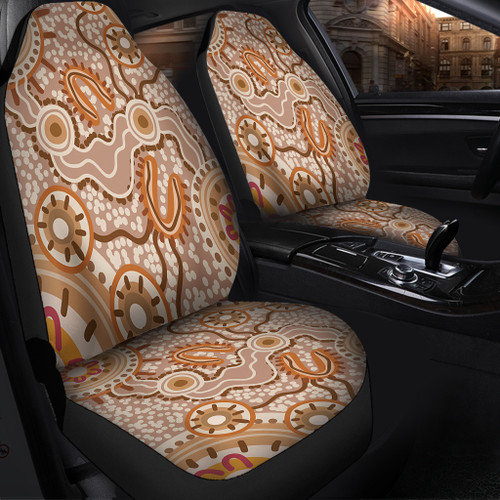 Australia Aboriginal Car Seat Covers - Aboriginal Dot Design Artwork Car Seat Covers Australia Aboriginal Car Seat Covers - Aboriginal Dot Design Artwork Car Seat Covers