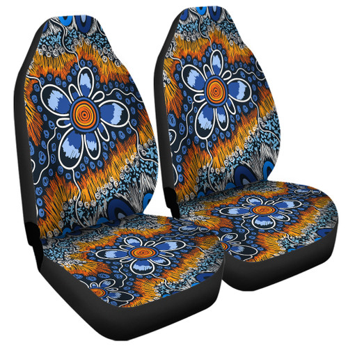 Australia Aboriginal Car Seat Covers - Aboriginal Flowers Art Car Seat Covers Australia Aboriginal Car Seat Covers - Aboriginal Flowers Art Car Seat Covers