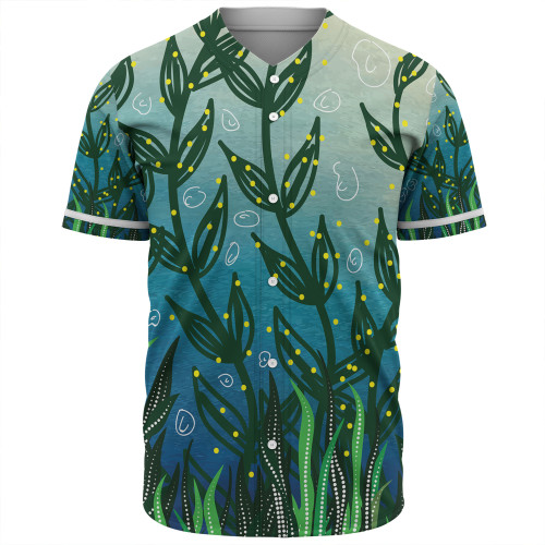 Australia Aboriginal Baseball Shirt - Nature Concept Aboriginal Style Baseball Shirt