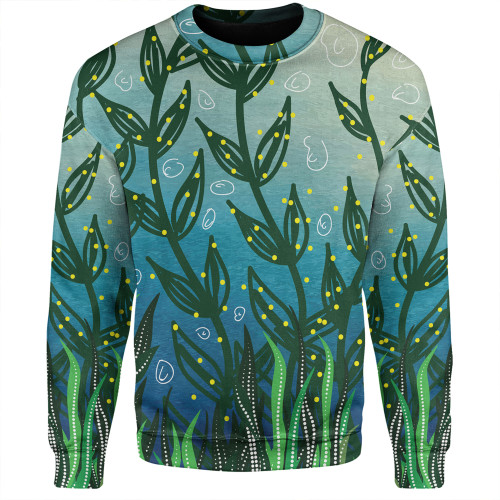 Australia Aboriginal Sweatshirt - Nature Concept Aboriginal Style Sweatshirt