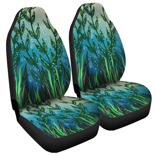 Australia Aboriginal Car Seat Covers - Nature Concept Aboriginal Style Car Seat Covers