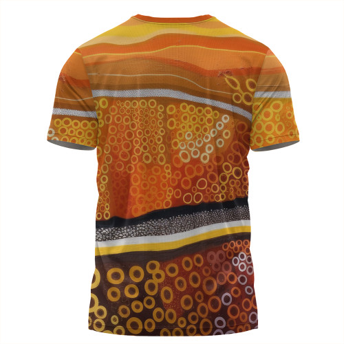Australia Aboriginal T-shirt - Abstract Theme Of Australian Indigenous Aboriginal Art T-shirt Australia Aboriginal T-shirt - Abstract Theme Of Australian Indigenous Aboriginal Art T-shirt
