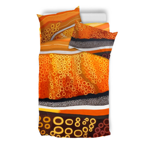 Australia Aboriginal Bedding Set - Abstract Theme Of Australian Indigenous Aboriginal Art Bedding Set Australia Aboriginal Bedding Set - Abstract Theme Of Australian Indigenous Aboriginal Art Bedding Set