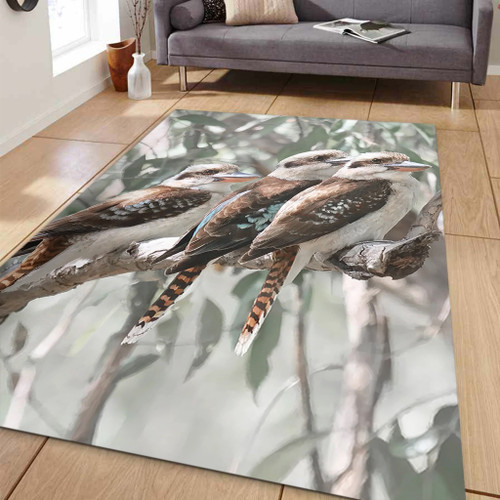 Australia Kookaburra Area Rug - Kookaburra Artwork Area Rug Australia Kookaburra Area Rug - Kookaburra Artwork Area Rug