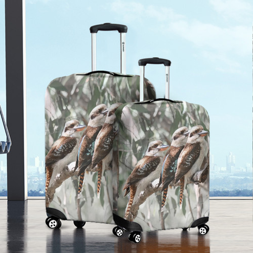 Australia Kookaburra Luggage Cover - Kookaburra Artwork Luggage Cover Australia Kookaburra Luggage Cover - Kookaburra Artwork Luggage Cover