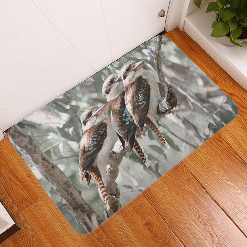 Australia Kookaburra Door Mat - Kookaburra Artwork Door Mat Australia Kookaburra Door Mat - Kookaburra Artwork Door Mat