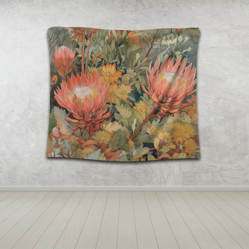 Australia Waratah Tapestry - Australian Waratahs Tapestry Australia Waratah Tapestry - Australian Waratahs Tapestry