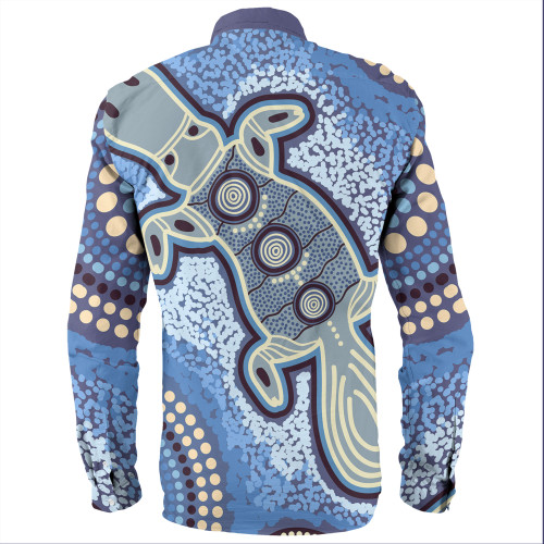 Australia Aboriginal Long Sleeve Shirts - Platypus Aboriginal Dot Painting
 Long Sleeve Shirts Australia Aboriginal Long Sleeve Shirts - Platypus Aboriginal Dot Painting
 Long Sleeve Shirts