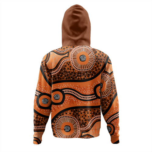 Australia Aboriginal Hoodie - Australian Aboriginal Background
 Hoodie