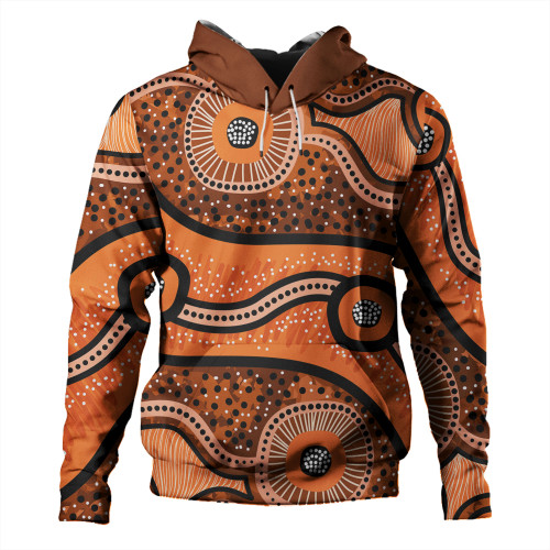 Australia Aboriginal Hoodie - Australian Aboriginal Background
 Hoodie