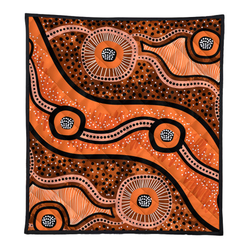 Australia Aboriginal Quilt - Australian Aboriginal Background
 Quilt