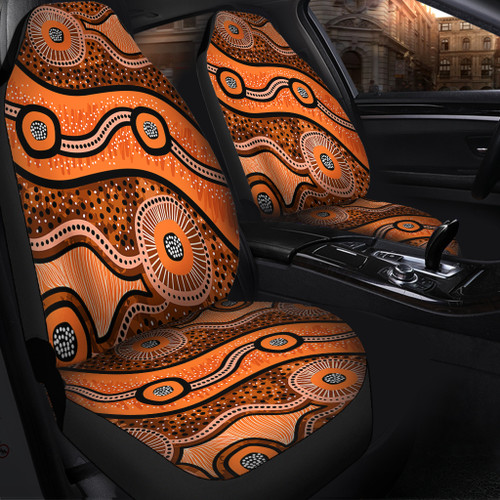 Australia Aboriginal Car Seat Covers - Australian Aboriginal Background Car Seat Covers Australia Aboriginal Car Seat Covers - Australian Aboriginal Background Car Seat Covers