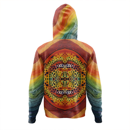 Australia Aboriginal Hoodie - Australian Indigenous Aboriginal Art And Dot Painting Techniques Hoodie Australia Aboriginal Hoodie - Australian Indigenous Aboriginal Art And Dot Painting Techniques Hoodie