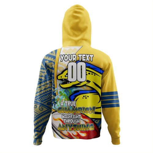 Parramatta Eels Grand Final Hoodie - A True Champion Will Fight Through Anything With Polynesian Patterns Parramatta Eels Grand Final Hoodie - A True Champion Will Fight Through Anything With Polynesian Patterns