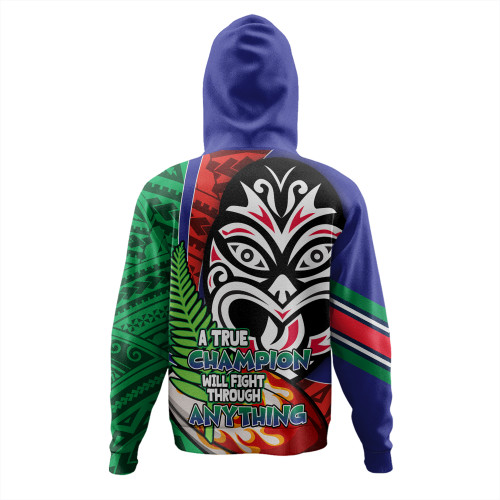 New Zealand Warriors Grand Final Hoodie - A True Champion Will Fight Through Anything With Polynesian Patterns New Zealand Warriors Grand Final Hoodie - A True Champion Will Fight Through Anything With Polynesian Patterns