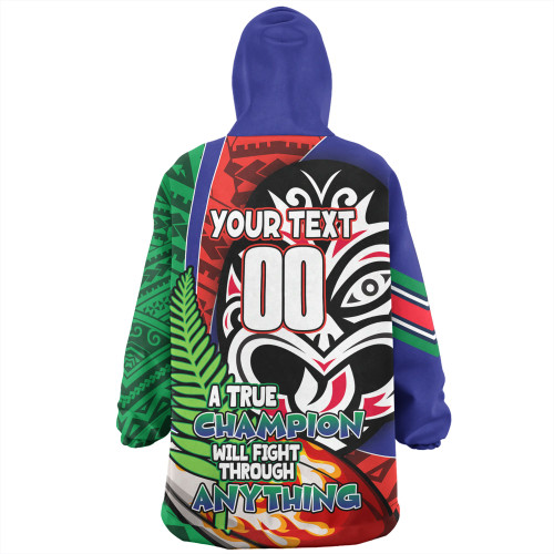 New Zealand Warriors Grand Final Snug Hoodie - A True Champion Will Fight Through Anything With Polynesian Patterns New Zealand Warriors Grand Final Snug Hoodie - A True Champion Will Fight Through Anything With Polynesian Patterns