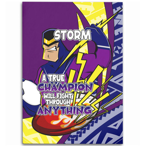 Melbourne Storm Area Rug - A True Champion Will Fight Through Anything With Polynesian Patterns Melbourne Storm Area Rug - A True Champion Will Fight Through Anything With Polynesian Patterns