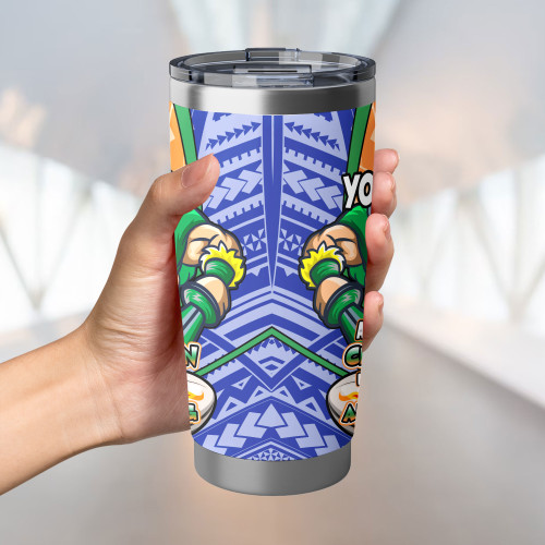 Canberra Raiders Custom Tumbler - A True Champion Will Fight Through Anything With Polynesian Patterns Tumbler Canberra Raiders Custom Tumbler - A True Champion Will Fight Through Anything With Polynesian Patterns Tumbler