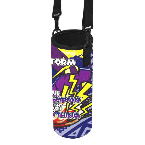 Melbourne Storm Water Bottle Sleeve - A True Champion Will Fight Through Anything With Polynesian Patterns Water Bottle Sleeve Melbourne Storm Water Bottle Sleeve - A True Champion Will Fight Through Anything With Polynesian Patterns Water Bottle Sleeve