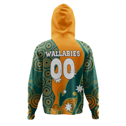 Australia Wallabies Custom Hoodie - Custom Proud And Honoured Indigenous Aboriginal Inspired Gold Jersey Hoodie Australia Wallabies Custom Hoodie - Custom Proud And Honoured Indigenous Aboriginal Inspired Gold Jersey Hoodie