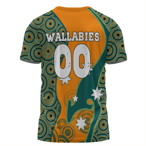 Australia Wallabies Custom T-shirt - Custom Proud And Honoured Indigenous Aboriginal Inspired Gold Jersey T-shirt Australia Wallabies Custom T-shirt - Custom Proud And Honoured Indigenous Aboriginal Inspired Gold Jersey T-shirt