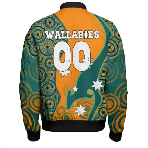 Australia Wallabies Custom Bomber Jacket - Custom Proud And Honoured Indigenous Aboriginal Inspired Gold Jersey Bomber Jacket Australia Wallabies Custom Bomber Jacket - Custom Proud And Honoured Indigenous Aboriginal Inspired Gold Jersey Bomber Jacket
