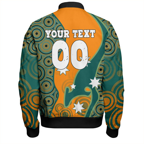 Australia Wallabies Custom Bomber Jacket - Custom Proud And Honoured Indigenous Aboriginal Inspired Gold Jersey Bomber Jacket Australia Wallabies Custom Bomber Jacket - Custom Proud And Honoured Indigenous Aboriginal Inspired Gold Jersey Bomber Jacket