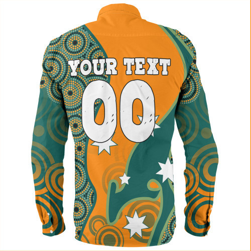 Australia Wallabies Custom Long Sleeve Shirts - Custom Proud And Honoured Indigenous Aboriginal Inspired Gold Jersey Long Sleeve Shirts Australia Wallabies Custom Long Sleeve Shirts - Custom Proud And Honoured Indigenous Aboriginal Inspired Gold Jersey Long Sleeve Shirts