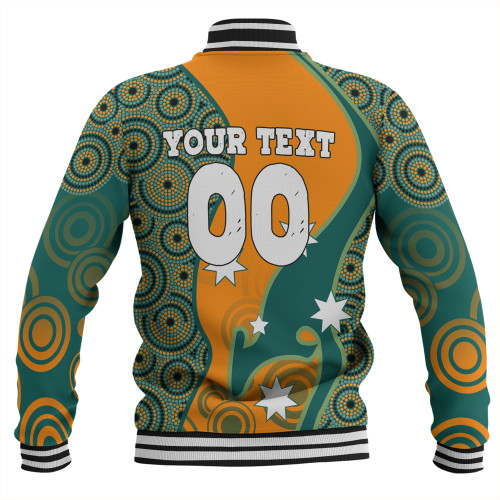 Australia Wallabies Custom Baseball Jacket - Custom Proud And Honoured Indigenous Aboriginal Inspired Gold Jersey Baseball Jacket Australia Wallabies Custom Baseball Jacket - Custom Proud And Honoured Indigenous Aboriginal Inspired Gold Jersey Baseball Jacket