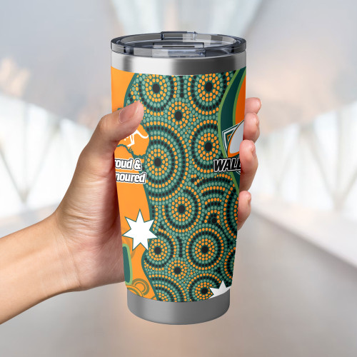 Australia Wallabies Custom Tumbler - Custom Proud And Honoured Indigenous Aboriginal Inspired Gold Jersey Tumbler Australia Wallabies Custom Tumbler - Custom Proud And Honoured Indigenous Aboriginal Inspired Gold Jersey Tumbler