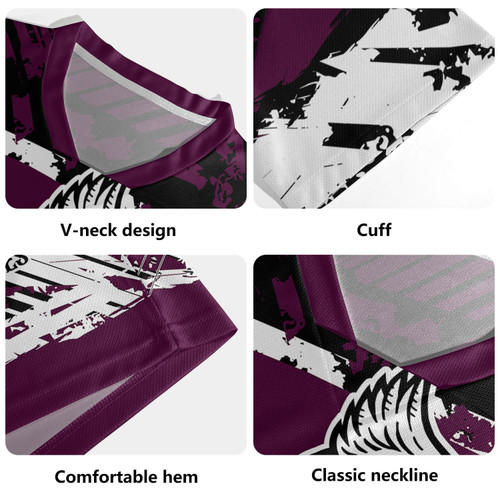 Manly Warringah Sea Eagles Rugby Jersey - Theme Song Inspired Manly Warringah Sea Eagles Rugby Jersey - Theme Song Inspired