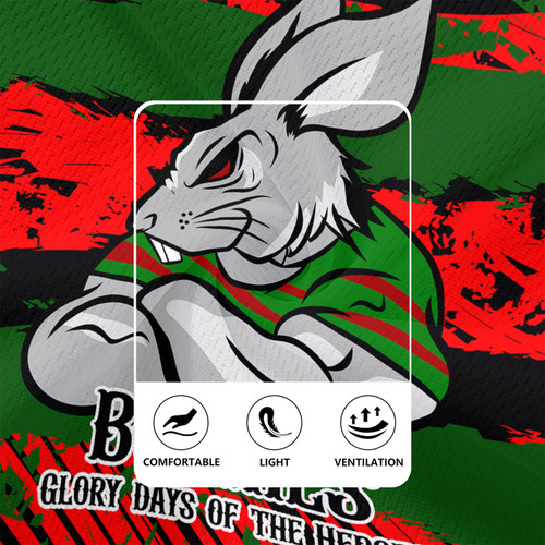 South Sydney Rabbitohs Rugby Jersey - Theme Song Inspired South Sydney Rabbitohs Rugby Jersey - Theme Song Inspired