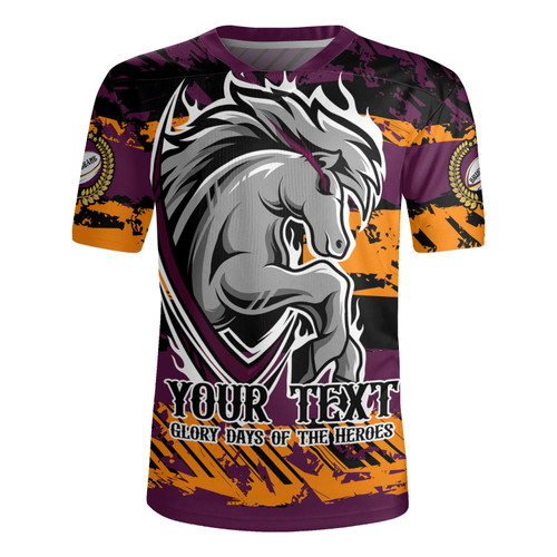 Brisbane Broncos Rugby Jersey - Theme Song Inspired Brisbane Broncos Rugby Jersey - Theme Song Inspired