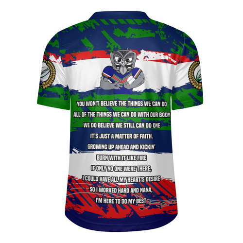 New Zealand Warriors Rugby Jersey - Theme Song Inspired New Zealand Warriors Rugby Jersey - Theme Song Inspired