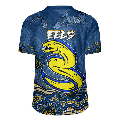 Parramatta Eels Jersey - Custom Blue Parramatta Eels Blooded Aboriginal Inspired