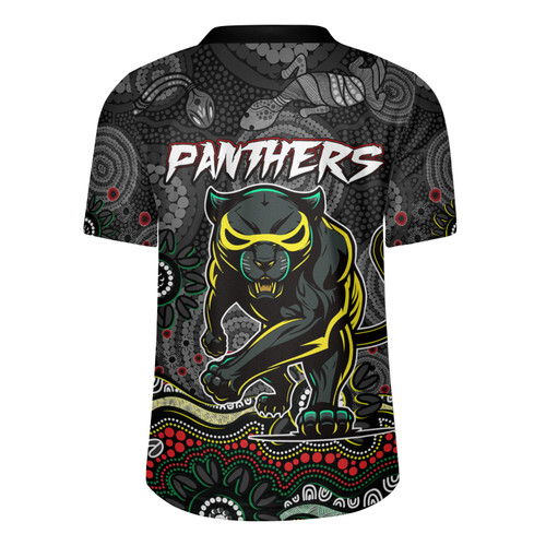Penrith Panthers Rugby Jersey - Custom Black Penrith Panthers Blooded Aboriginal Inspired Penrith Panthers Rugby Jersey - Custom Black Penrith Panthers Blooded Aboriginal Inspired