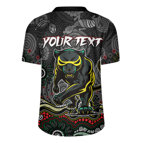 Penrith Panthers Rugby Jersey - Custom Black Penrith Panthers Blooded Aboriginal Inspired Penrith Panthers Rugby Jersey - Custom Black Penrith Panthers Blooded Aboriginal Inspired