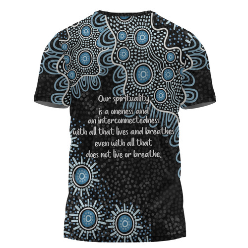 Australia Aboriginal T-shirt - The More You Know The Less You Need Blue T-shirt Australia Aboriginal T-shirt - The More You Know The Less You Need Blue T-shirt