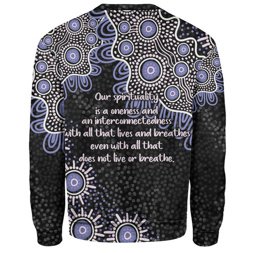 Australia Aboriginal Sweatshirt - The More You Know The Less You Need Purple Patterns Sweatshirt Australia Aboriginal Sweatshirt - The More You Know The Less You Need Purple Patterns Sweatshirt