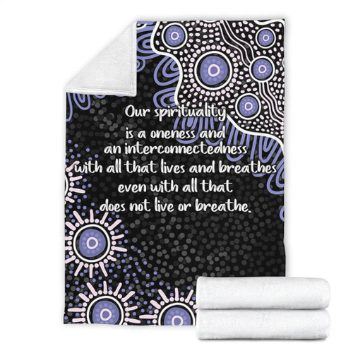 Australia Aboriginal Blanket - The More You Know The Less You Need Purple Patterns Blanket Australia Aboriginal Blanket - The More You Know The Less You Need Purple Patterns Blanket