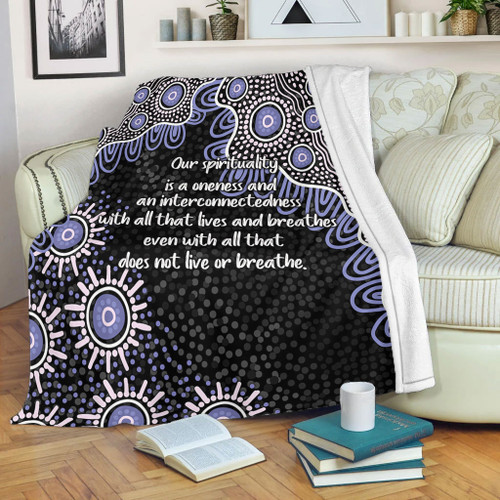 Australia Aboriginal Blanket - The More You Know The Less You Need Purple Patterns Blanket Australia Aboriginal Blanket - The More You Know The Less You Need Purple Patterns Blanket