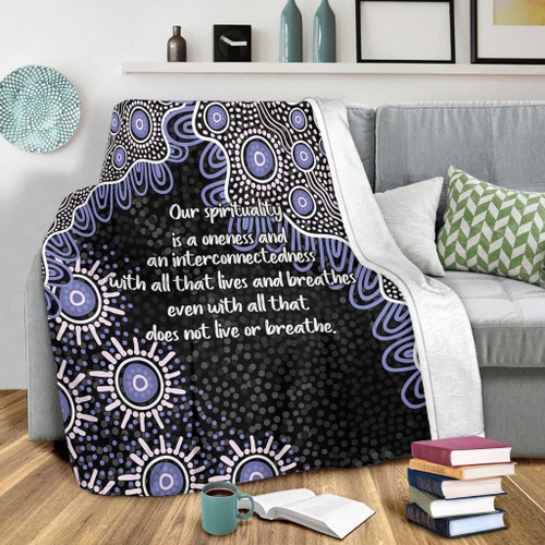 Australia Aboriginal Blanket - The More You Know The Less You Need Purple Patterns Blanket Australia Aboriginal Blanket - The More You Know The Less You Need Purple Patterns Blanket