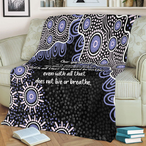 Australia Aboriginal Blanket - The More You Know The Less You Need Purple Patterns Blanket Australia Aboriginal Blanket - The More You Know The Less You Need Purple Patterns Blanket