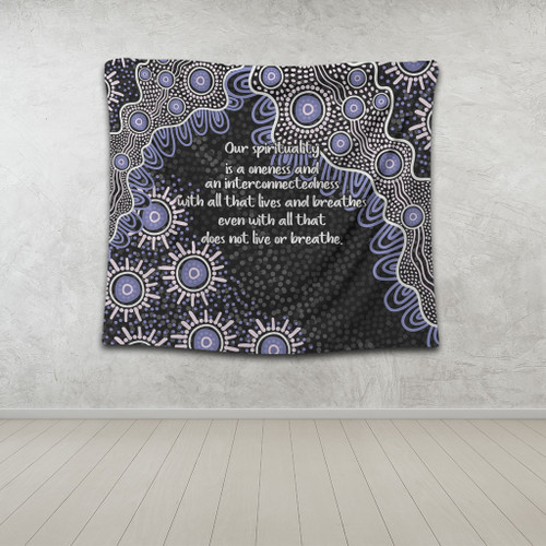 Australia Aboriginal Tapestry - The More You Know The Less You Need Purple Patterns Tapestry Australia Aboriginal Tapestry - The More You Know The Less You Need Purple Patterns Tapestry