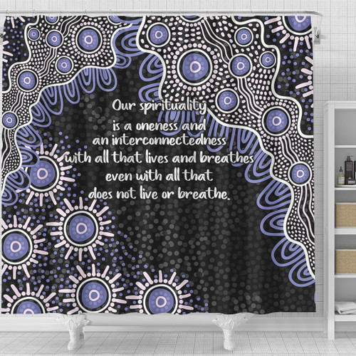 Australia Aboriginal Shower Curtain - The More You Know The Less You Need Purple Patterns Shower Curtain Australia Aboriginal Shower Curtain - The More You Know The Less You Need Purple Patterns Shower Curtain
