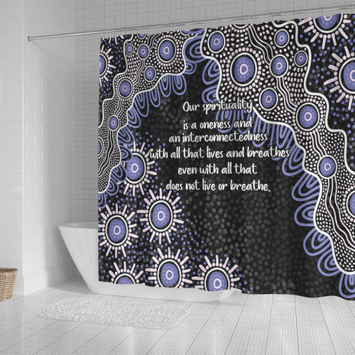 Australia Aboriginal Shower Curtain - The More You Know The Less You Need Purple Patterns Shower Curtain Australia Aboriginal Shower Curtain - The More You Know The Less You Need Purple Patterns Shower Curtain