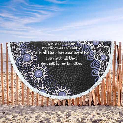 Australia Aboriginal Beach Blanket - The More You Know The Less You Need Purple Patterns Beach Blanket Australia Aboriginal Beach Blanket - The More You Know The Less You Need Purple Patterns Beach Blanket