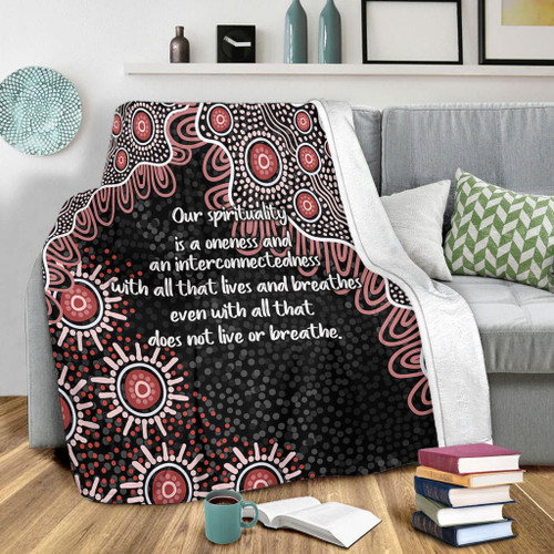 Australia Aboriginal Blanket - The More You Know The Less You Need Red Patterns Blanket Australia Aboriginal Blanket - The More You Know The Less You Need Red Patterns Blanket